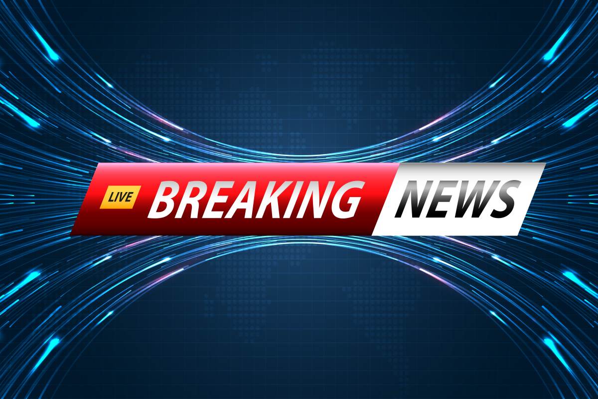 Breaking news background business or technology of world the tem