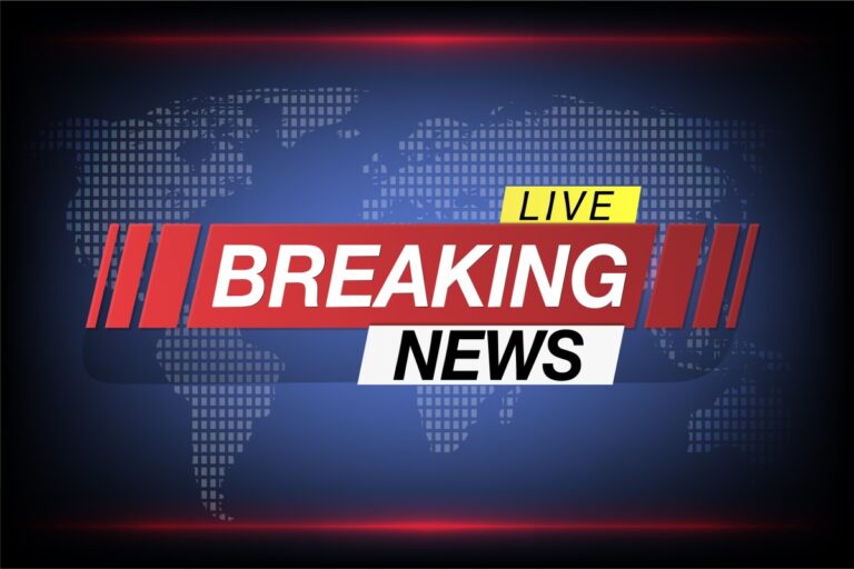 Background screen saver on breaking news. Breaking News Live on World Map Background. Vector Illustration.