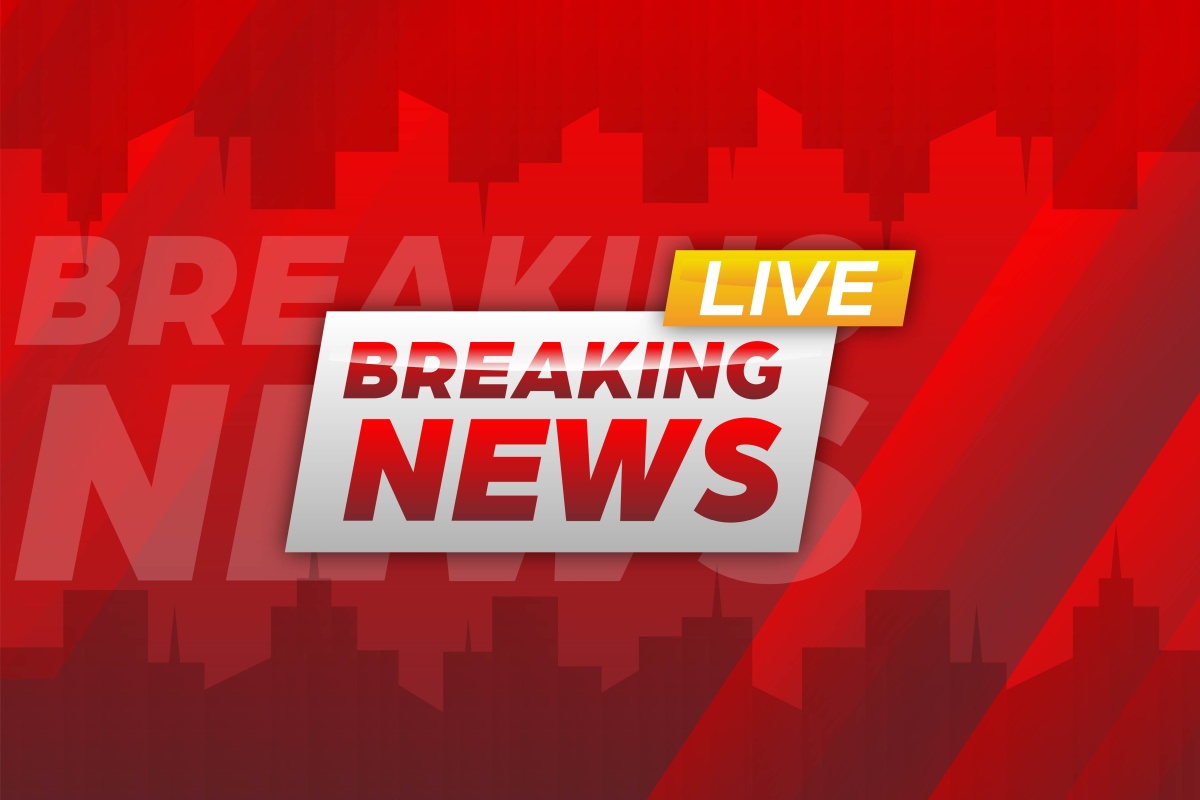 Breaking news banner background vector illustration, web banner