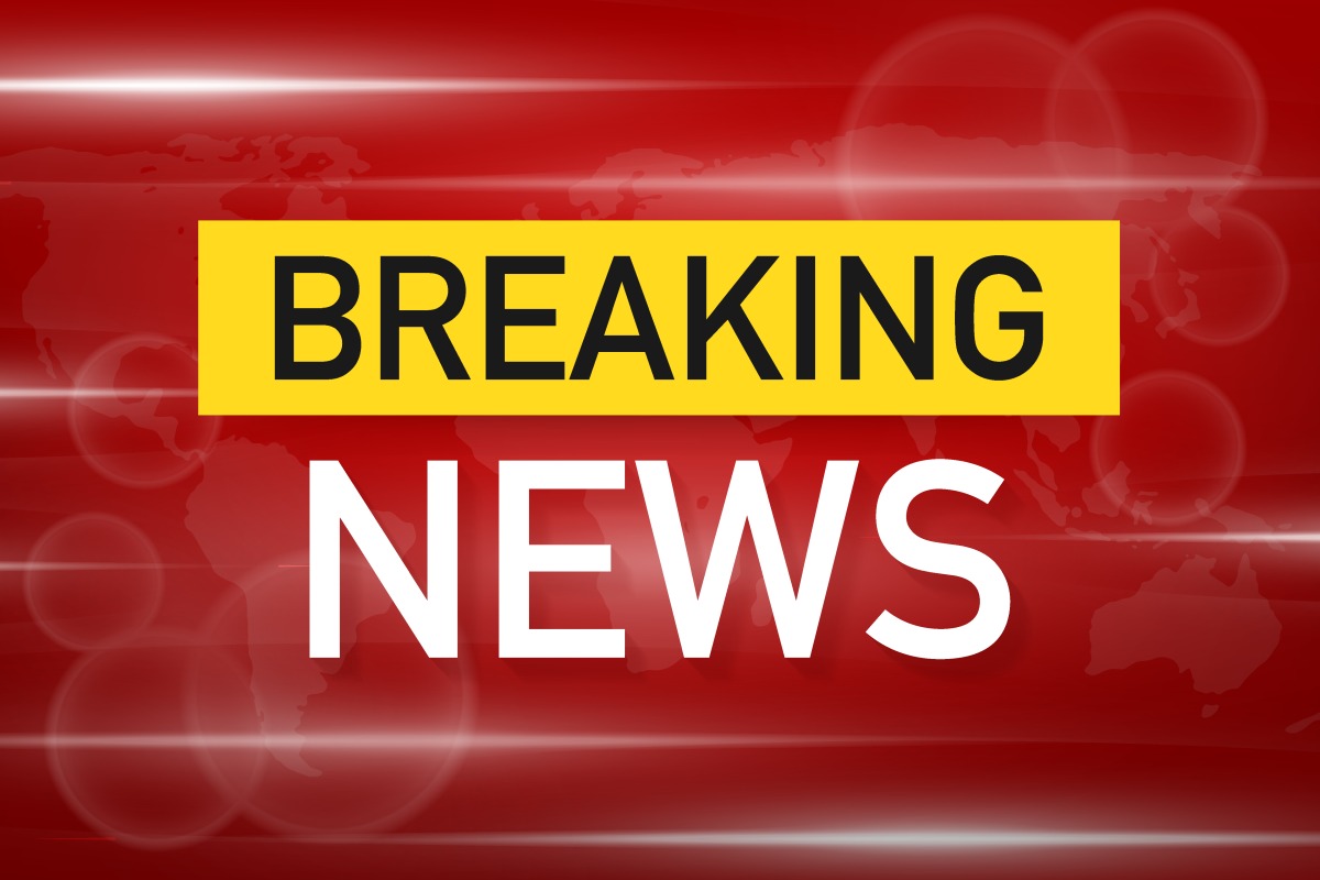 Breaking News Live on World Map Background. News background, infographic with news theme. Vector stock illustration.