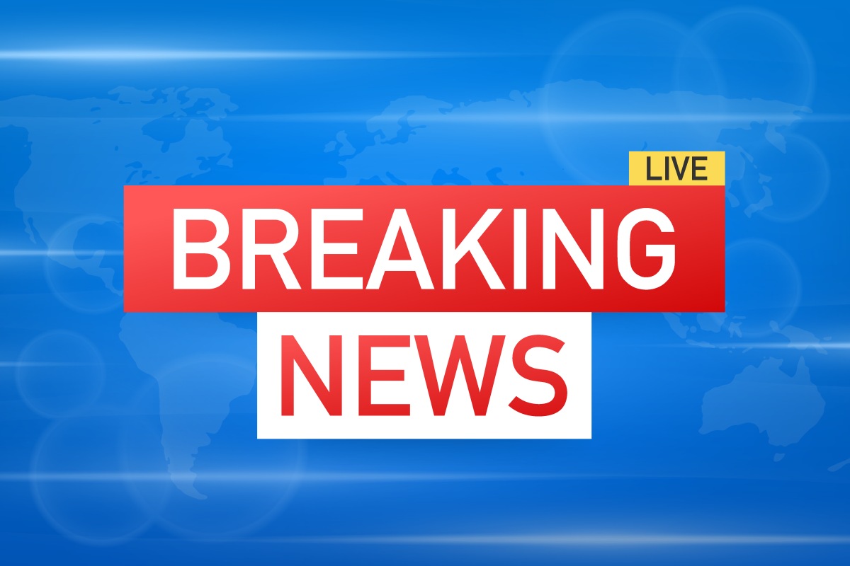 Breaking News Live on World Map Background. News background, infographic with news theme. Vector stock illustration.