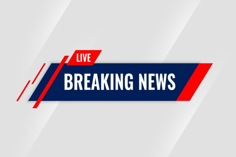 live breaking news header banner for journalism channel